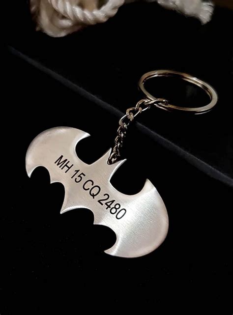 Customized Batman Steel Keychain Birthday Ts Homafy