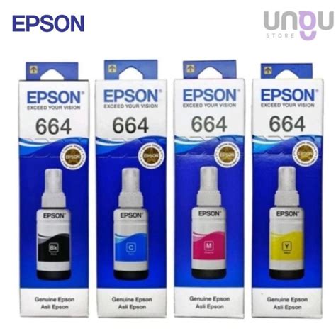 Jual Epson 664 Tinta Epson Original Printer Epson L121 L100 L110 L120