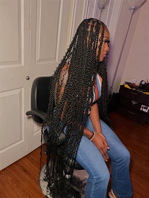 Long Boho Island Twists In Long Hair Styles Pretty Braided