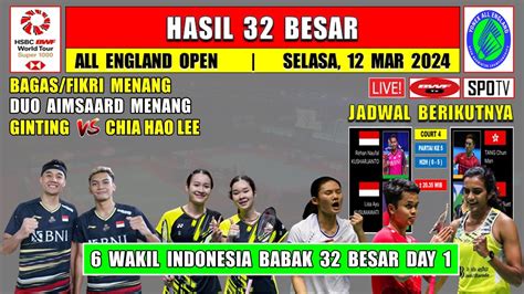 Hasil All England Hari Ini Day R Bakri Pusarla Sindhu