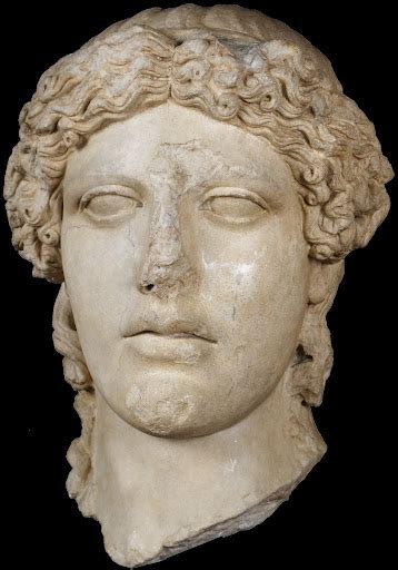 Head Of Apollo Kassel Type From An Original In Bronze Attributed To