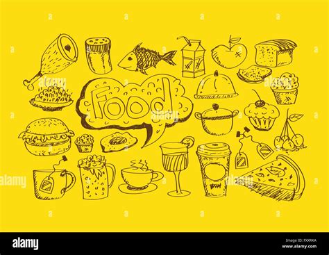 Food Icons Set Stock Vector Image And Art Alamy