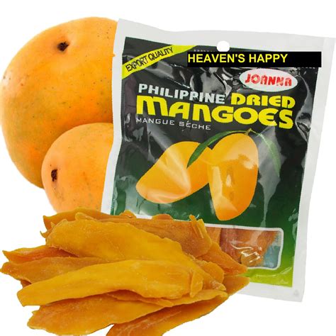 Joanna Philippines Dried Mangoes 1pack X 100g Mango Slices Cebu Dried Fruits Philippine Brand