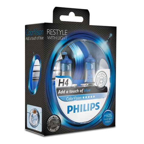 Ampoules Philips H Colorvision Bleu W V Norauto Fr