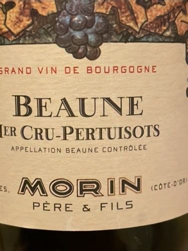 Morin Pere Fils Beaune Er Cru Pertuisots Vivino Us