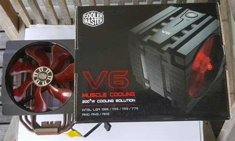 Cooler Master V6 Cpu Fan Computers And Tech Parts And Accessories