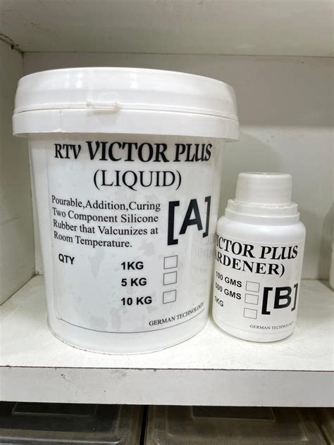 Transparent RTV Victor Plus Liquid Silicone Rubber For Mould Making At