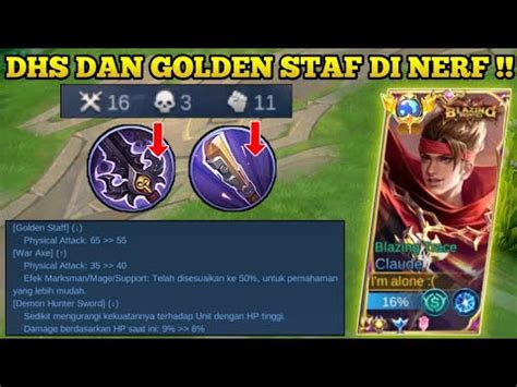 Dhs Sama Golden Staf Di Nerf Apakah Claude Masih Tetap Masuk Meta