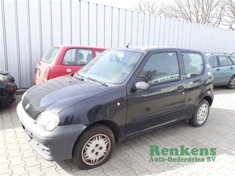 Fiat Seicento Mpi S Sx Sporting Sloopvoertuig Zwart