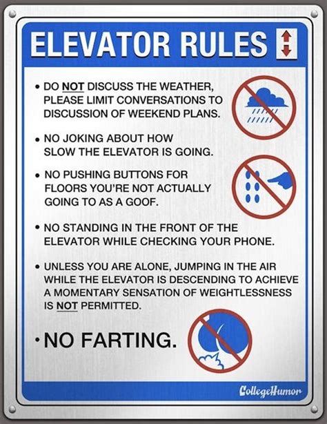 Elevator Rules For Safety And Work Etiquette