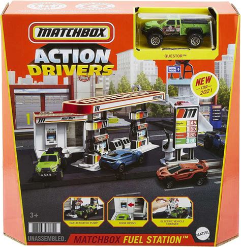 Matchbox Action Drivers Fuel Station Playset Mattel Toys Toywiz