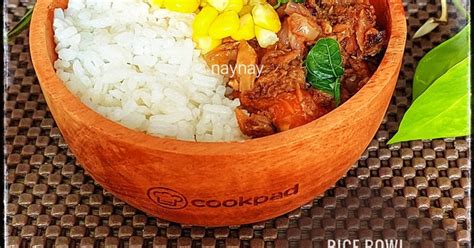 Resep Rice Bowl Tuna Asap Suwir Kemangi And Jagung Manis Oleh Naynay Cookpad