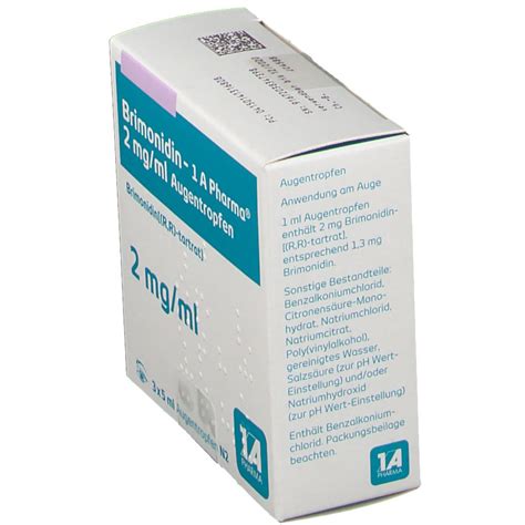 Brimonidin A Pharma Mg Ml X Ml Mit Dem E Rezept Kaufen Shop