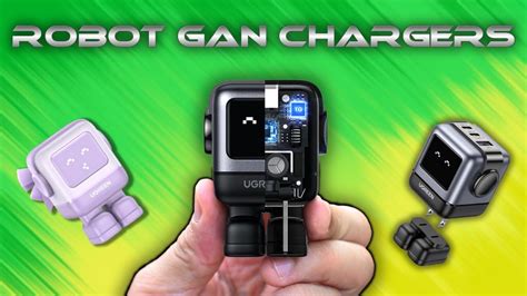 Ugreen Robot Gan Fast Chargers W And W Youtube