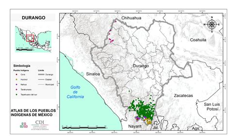 Durango Atlas De Los Pueblos Indígenas De México Inpi