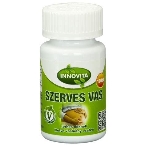 Innovita Szerves Vas Tabletta Db Medicinanet Hu Gy Gys