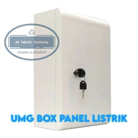 Jual UMG Box Panel Kabinet Powder Coating 20 X 30 X 12 Cm Kotak Oval