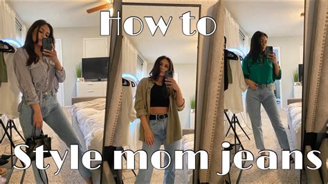 5 Different Ways To Style Mom Jeans 2021 Youtube