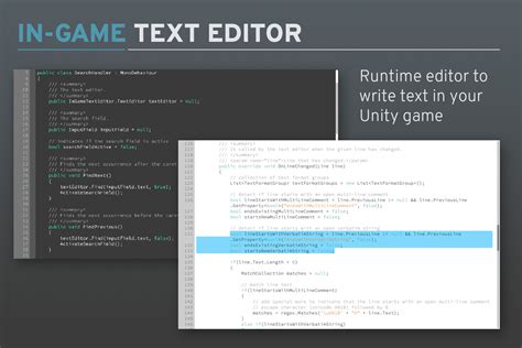 In Game Text Editor Gui Tools Unity Asset Store