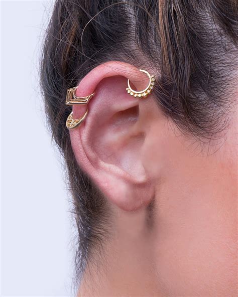 Helix Piercing Helix Earring Helix Hoop Cartilage Earring | Etsy