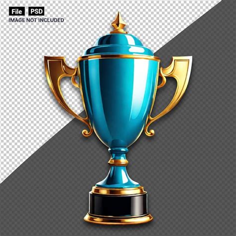 Premium Psd Golden Trophy