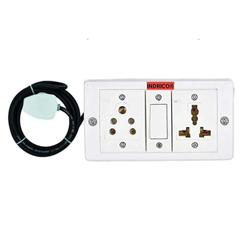 Indrico Extension Board With Long Wire Universal Normal Socket