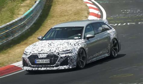 Audi Rs6 Gt Continues Testing At The Nurburgring The Supercar Blog