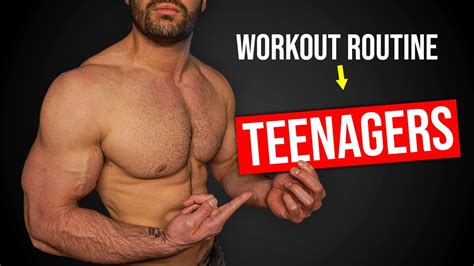 Teenager Workout Routine To Build Muscle Fast Results Youtube