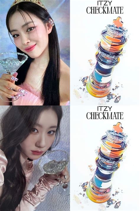 Checkmate Ryujin And Chaeryeong Photocard Back And Front Photocard