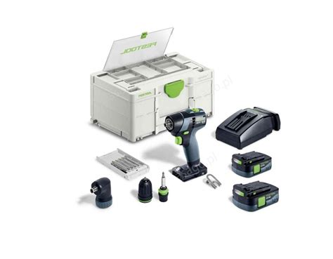 Festool Akumulatorowa Wiertarko Wkr Tarka Txs Set