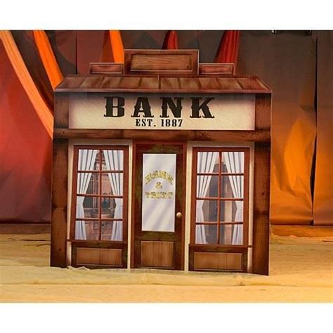 Our Old West Bank And Trust Standee Has The Look Of An Old Western Bank