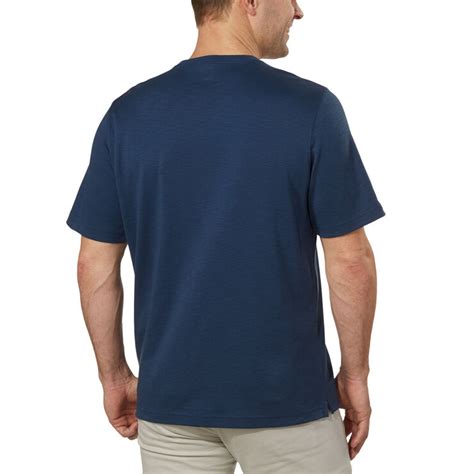 Kirkland Signature Men S Pima Cotton Slub T Shirt In Blue Large