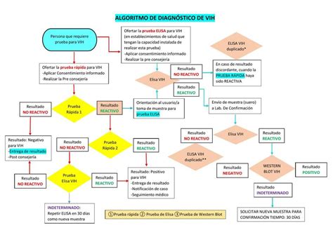 Algoritmo de Diagnóstico VIH Salud Apuntes de medicina uDocz