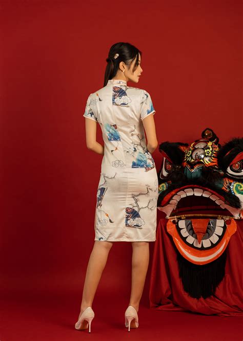 Novel Odyssey Midi Qipao • Dreamscaped