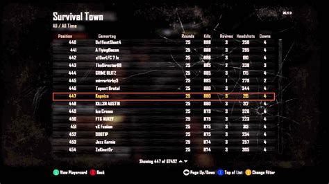 My Black Ops Zombies Leaderboard Ranking On Town Survival Youtube