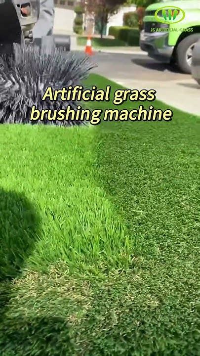 Artificial Grass Brushing Machine A Good Helper For Lawn Maintenance Machine Artificialgrass