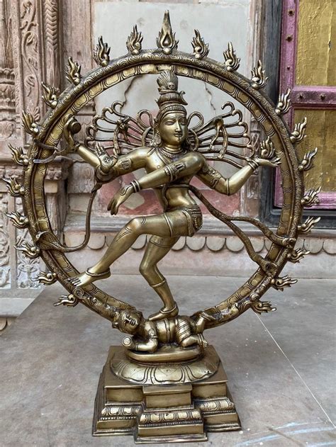 Brass Dancing Shiva Nataraja Statue Dancing Shiva Natraj Etsy