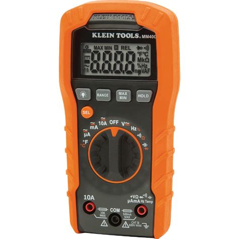 Klein Tools MM400 Klein 600V Auto Ranging Digital Multimeter - Family ...