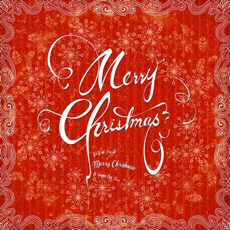 Premium Vector Merry Christmas Calligraphy Design