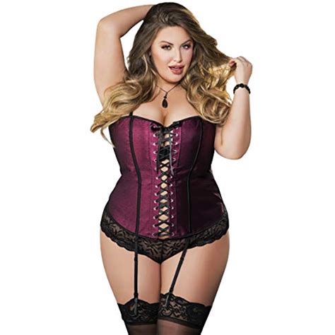 Buy Spicy Lingerie Plus Size Naughty In The Bedroom Corset And Lace