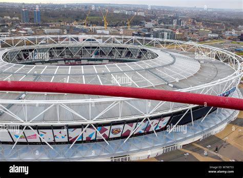Aerial View Of The London Stadium Queen Elizabeth Park London Uk