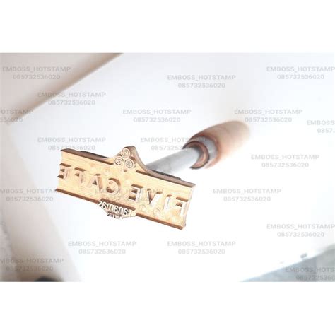 Jual Plat Emboss Kulit Leather Hot Stamp Custom Sesuai Request Shopee Indonesia