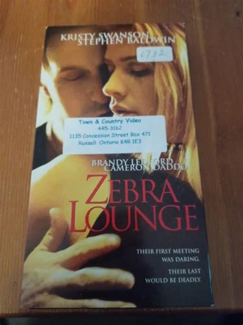 Zebra Lounge Vhs Rare Oop Htf 10 00 Picclick Ca