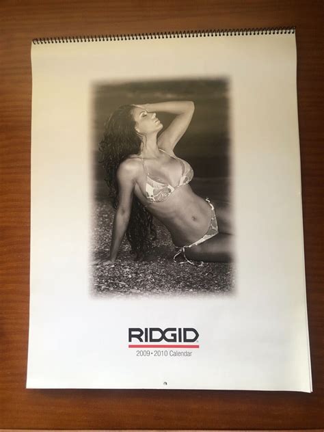 New 2009 2010 Ridgid Tool Pin Up Swimsuit Calendar Ebay