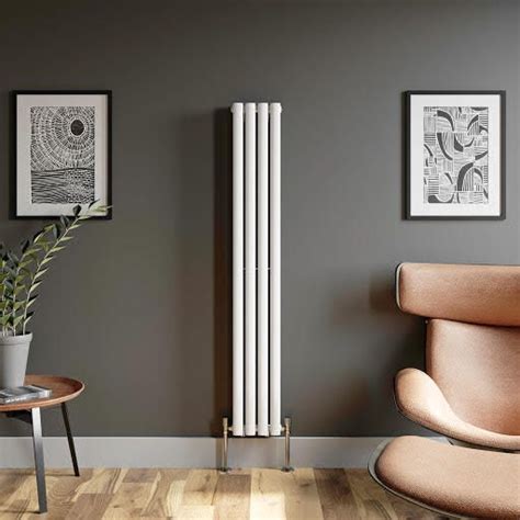 DuraTherm Vertical Oval Tube Double Panel Designer Radiator 1600 X