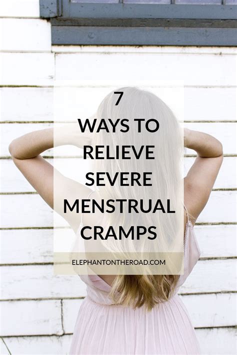 7 Ways To Relieve Severe Menstrual Cramps Immediately — Elephant On The