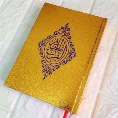 Jual Al Quran Cover Emas Ukuran A Karya Utama Non Terjemah Shopee