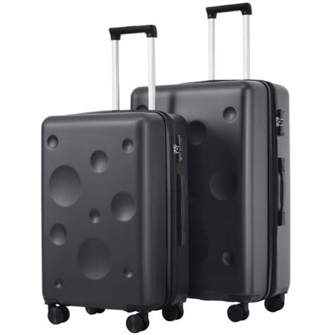 2pc Luggage Sets, 24"+28" Expandable Hardshell Spinner Lightweight ...