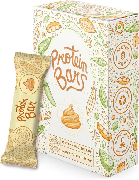 Vegan Protein Bars X Pack Salted Caramel Flavour Plant Based