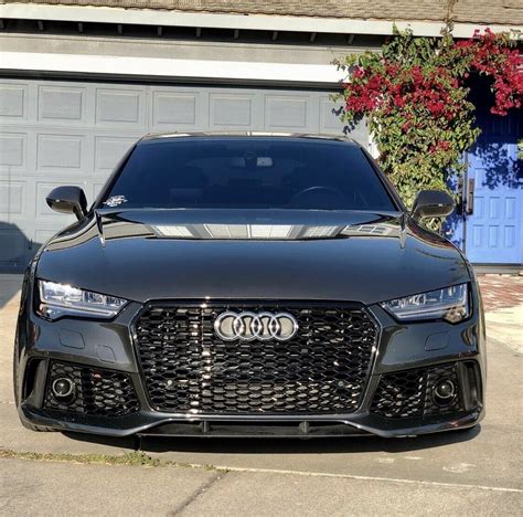 BKM RS7 Style Front Bumper Set Fits Audi A7 S7 C7 5 2016 Carbon